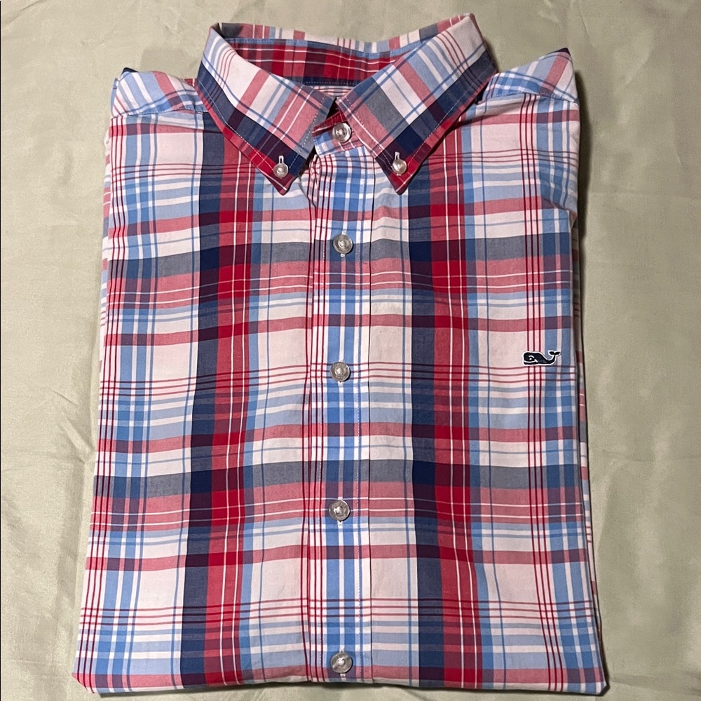 Vineyard Vines Men's Multicolor Plaid Shirt